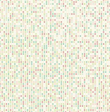 Polka dot pattern pastels color, vector Illustrazione stock