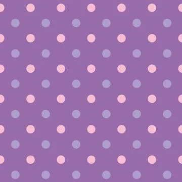 Polka Dot pattern seamles texture Illustrazione stock