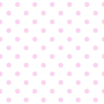 Polka Dot pattern, seamless texture Stock Illustration