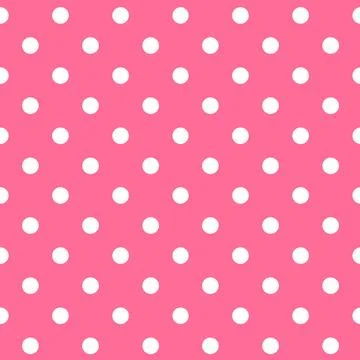 Polka Dot pattern, seamless texture Stock Illustration