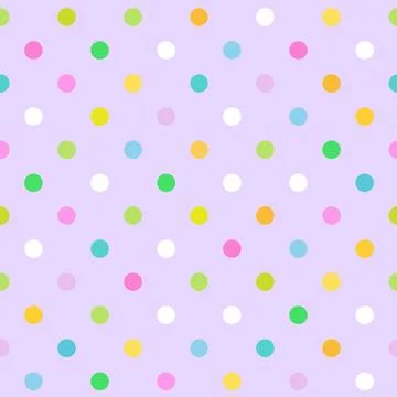 Polka Dot pattern, seamless texture Illustrazione stock