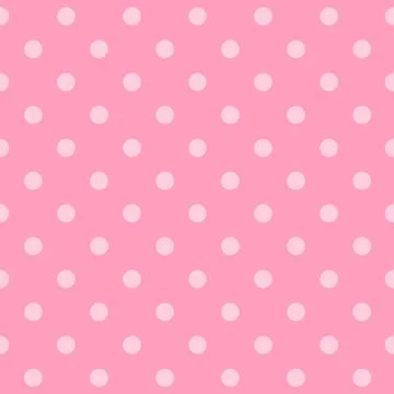 Polka Dot pattern seamless texture Stock Illustration