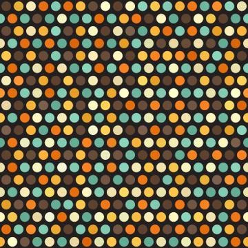 Polka dot pattern. Seamless vector background イラスト素材