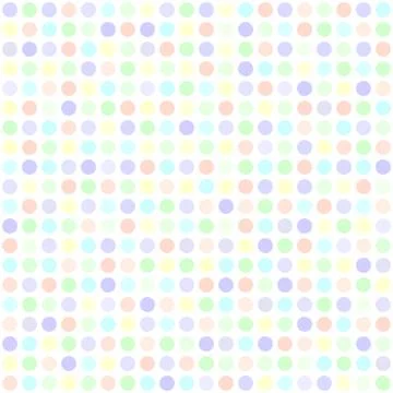 Polka dot pattern. Seamless vector dot background Stock Illustration