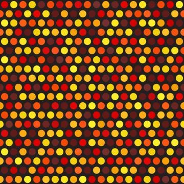 Polka dot pattern. Seamless vector dot background Stock Illustration