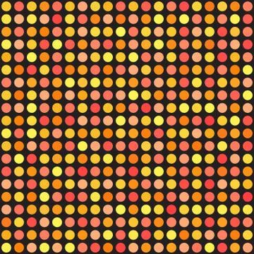 Polka dot pattern. Seamless vector circle background Illustrazione stock