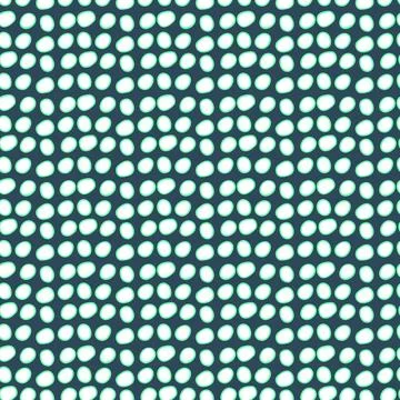 Polka Dot Pattern in Teal and White Stock Illustration
