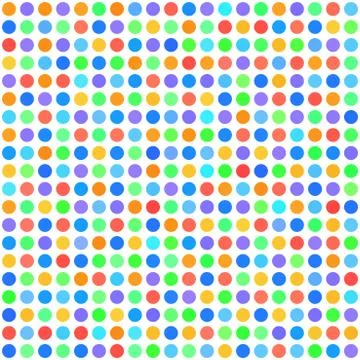 Polka dot pattern. Vector seamless dot background イラスト素材