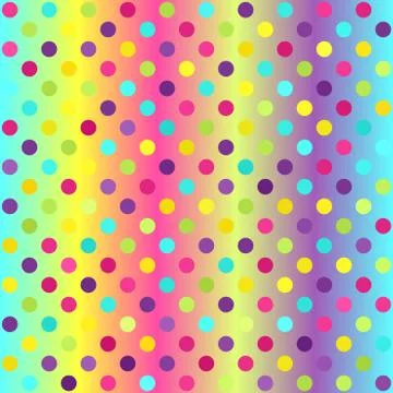 Polka dot pattern. Vector seamless dot background Stock Illustration