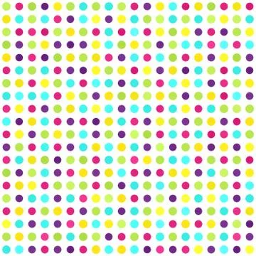 Polka dot pattern. Vector seamless dot background Illustrazione stock
