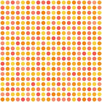 Polka dot pattern. Vector seamless dot background Illustrazione stock