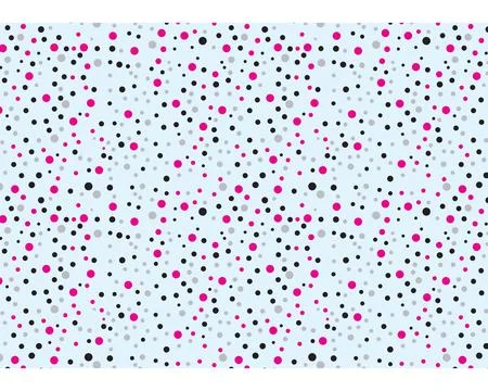 Polka dot pattern vector seamless background イラスト素材