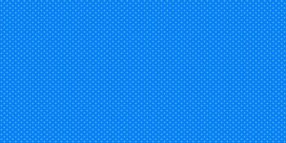 Polka dot pattern off white circles blue background Stock Photos