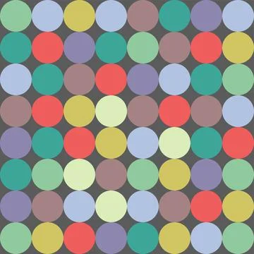 Polka Dot Pixel Effect Pattern Stock Illustration