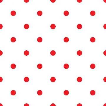 Polka dot seamless Stock Illustration