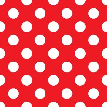 Polka dot seamless Stock Illustration