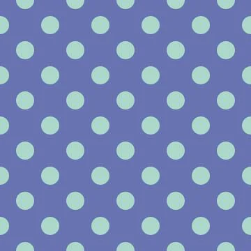 Polka Dot Seamless Pattern in BlueTones Stock Illustration