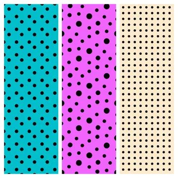 Polka Dot Seamless Pattern bundles Stock Illustration