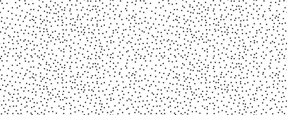 Polka dot seamless pattern. Creative texture of chaotic round shapes. Vector Illustrazione stock