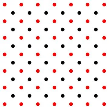 Polka Dot Seamless Pattern Design Stock Illustration