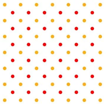 Polka Dot Seamless Pattern Design Stock Illustration