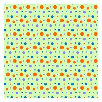 Polka Dot Seamless Pattern Design Stock Illustration