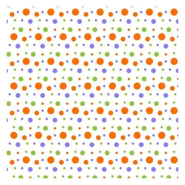 Polka Dot Seamless Pattern Design Stock Illustration