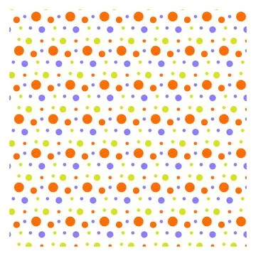 Polka Dot Seamless Pattern Design Stock Illustration