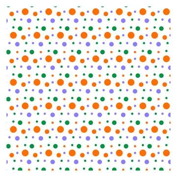 Polka Dot Seamless Pattern Design Stock Illustration