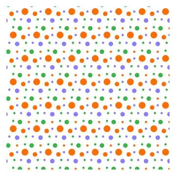 Polka Dot Seamless Pattern Design Stock Illustration