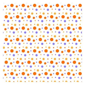Polka Dot Seamless Pattern Design Stock Illustration