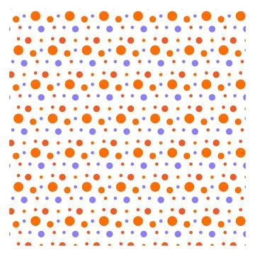 Polka Dot Seamless Pattern Design Stock Illustration