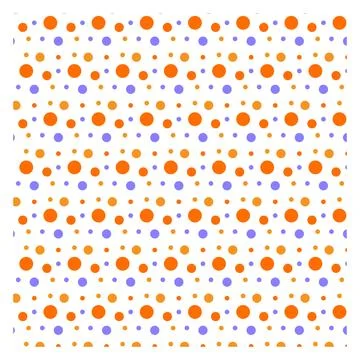 Polka Dot Seamless Pattern Design Stock Illustration