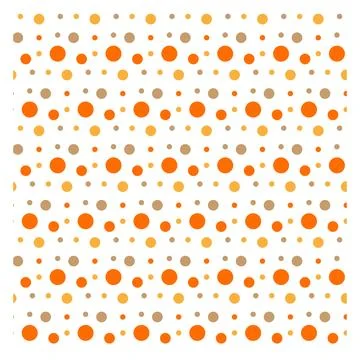 Polka Dot Seamless Pattern Design Stock Illustration