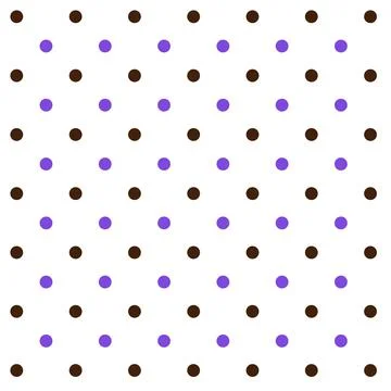 Polka Dot Seamless Pattern Design Stock Illustration