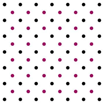 Polka Dot Seamless Pattern Design Stock Illustration