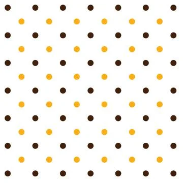 Polka Dot Seamless Pattern Design Stock Illustration