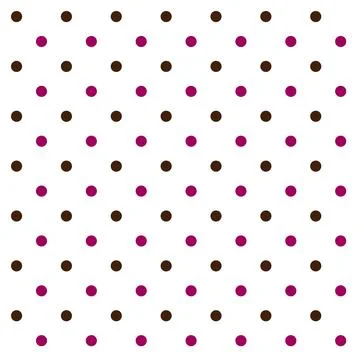 Polka Dot Seamless Pattern Design Stock Illustration