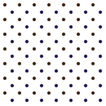 Polka Dot Seamless Pattern Design Stock Illustration