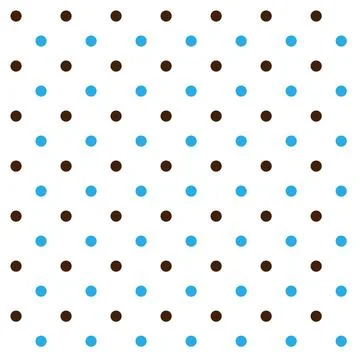 Polka Dot Seamless Pattern Design Stock Illustration
