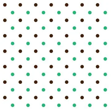 Polka Dot Seamless Pattern Design Stock Illustration