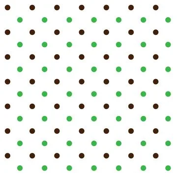 Polka Dot Seamless Pattern Design Stock Illustration