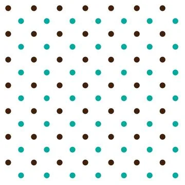 Polka Dot Seamless Pattern Design Stock Illustration