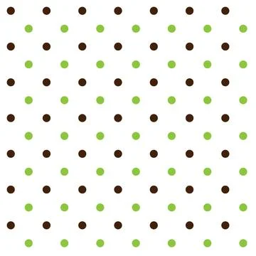 Polka Dot Seamless Pattern Design Stock Illustration