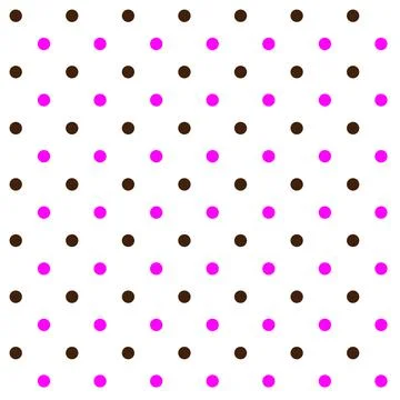 Polka Dot Seamless Pattern Design Stock Illustration