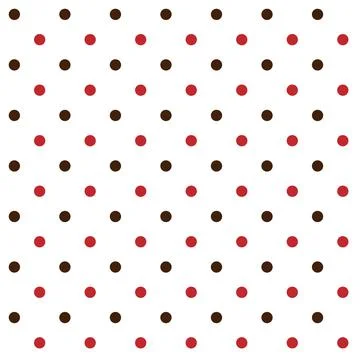 Polka Dot Seamless Pattern Design Stock Illustration
