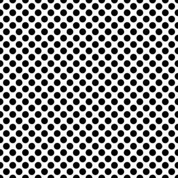 Polka dot seamless pattern. Endless background from circles Stock Illustration