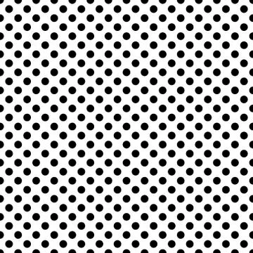 Polka dot seamless pattern. Endless background from circles Stock Illustration