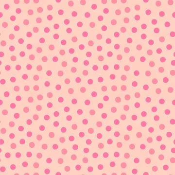 Polka dot seamless pattern. Fashion design polka dots background, tile Stock Illustration