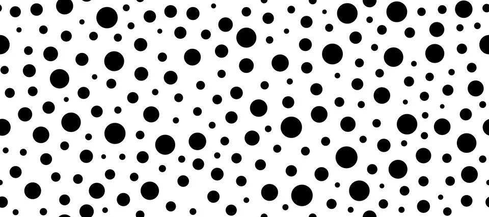 Polka dot seamless pattern geometric texture Stock Illustration